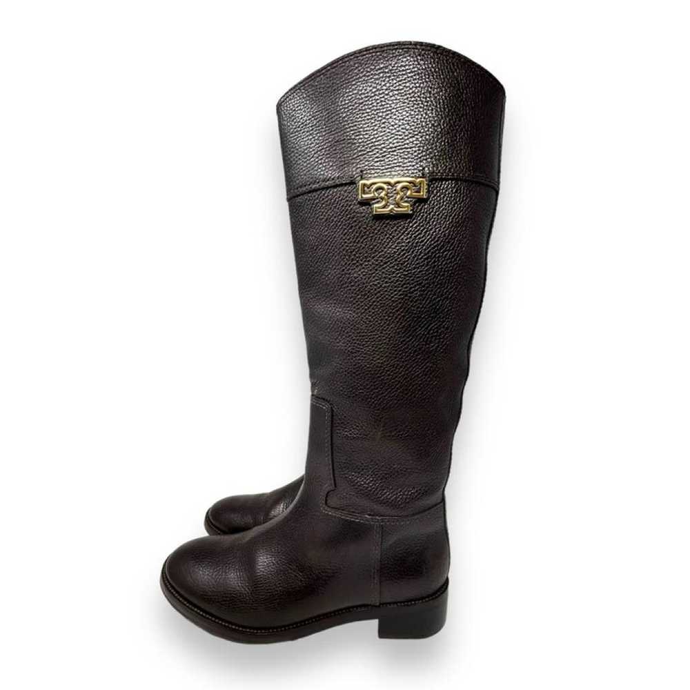 Tory Burch Leather riding boots - image 4