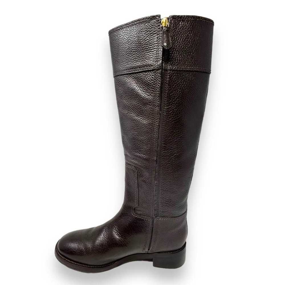 Tory Burch Leather riding boots - image 6