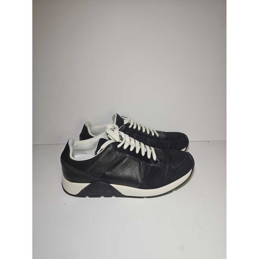 Dior Homme Leather low trainers - image 2