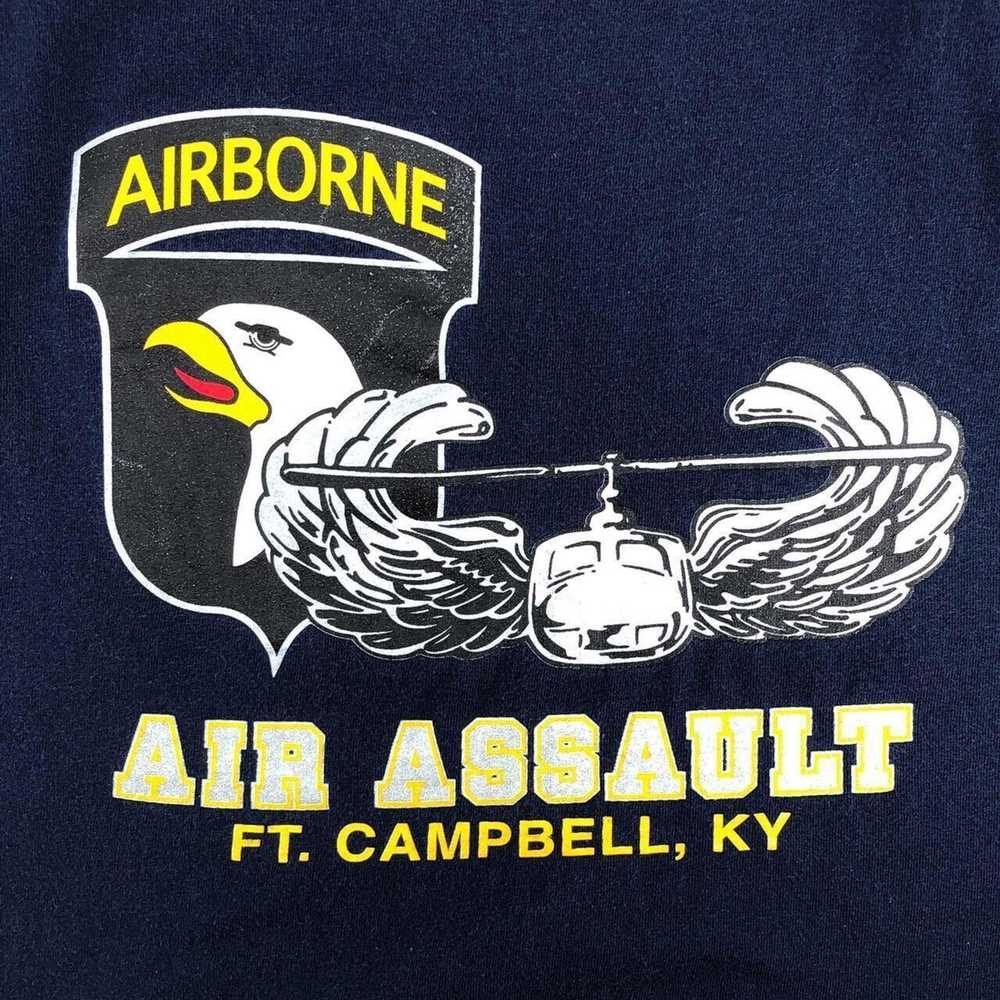 Vintage 90s Airborne Air Assault Ft Campbell KY t… - image 2