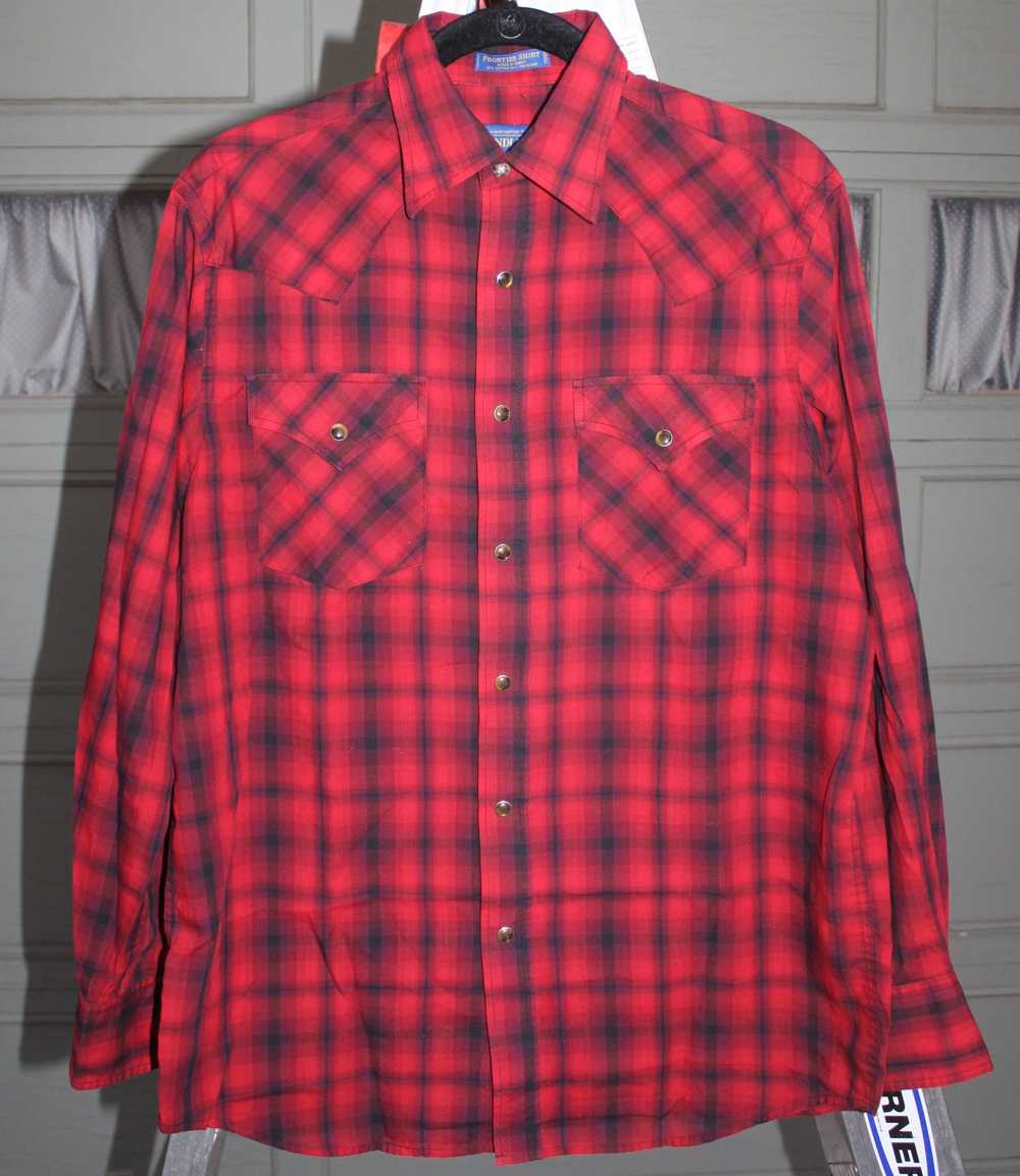 Pendleton Pendleton Men's Pearl Snap Red Plaid We… - image 4