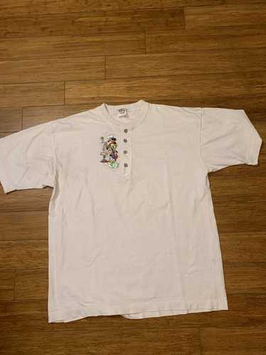 Disney × Vintage Vintage Disney quarter button tee