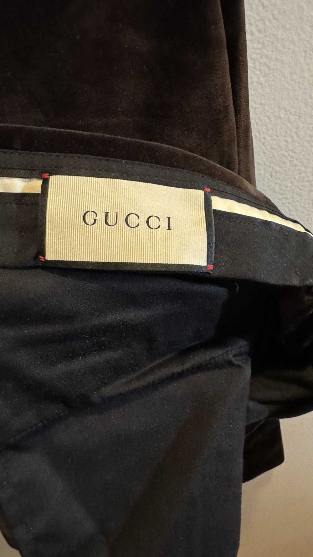 Gucci Gucci Velvet Pant size 48 - image 4