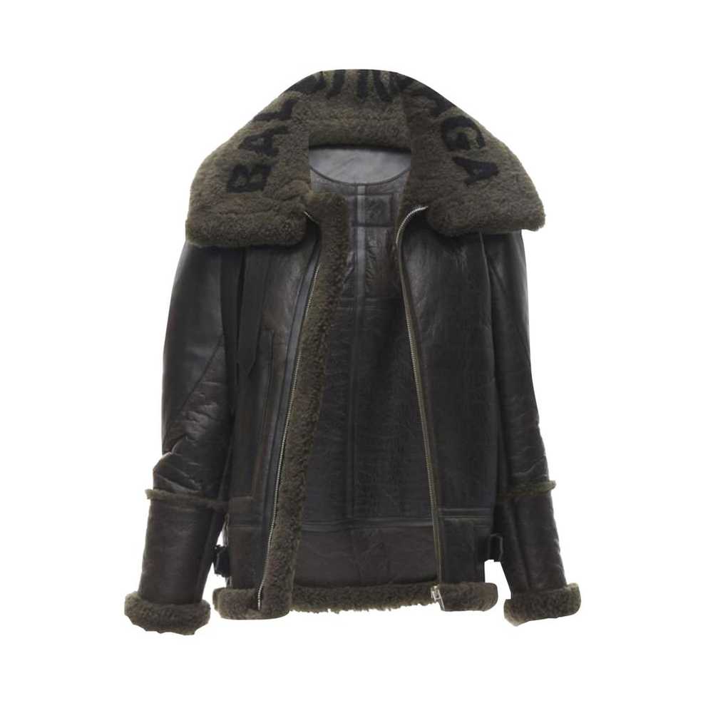 Balenciaga Leather jacket - image 3