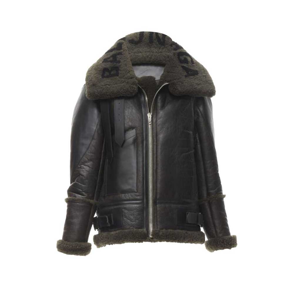 Balenciaga Leather jacket - image 4