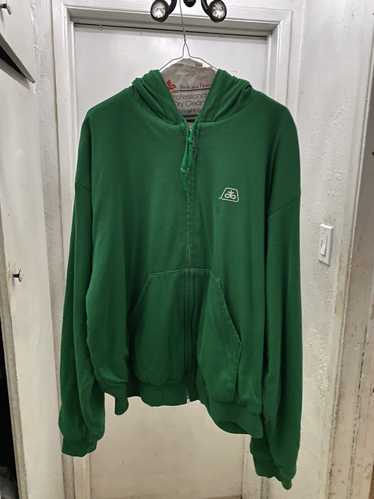 Streetwear × Vintage Green hoodie