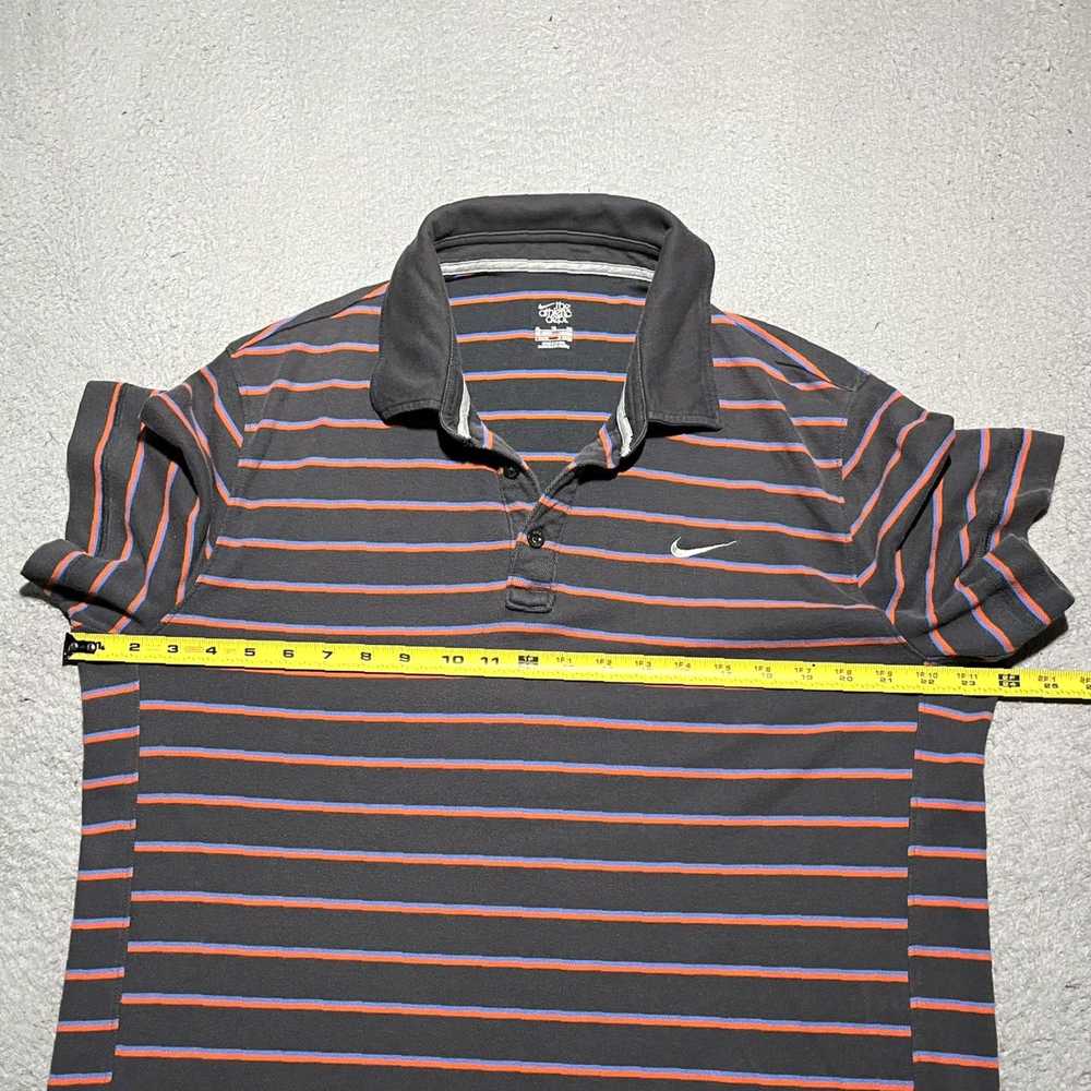 Nike Authentic Mens XL Stripe Cotton Blend Polo S… - image 4