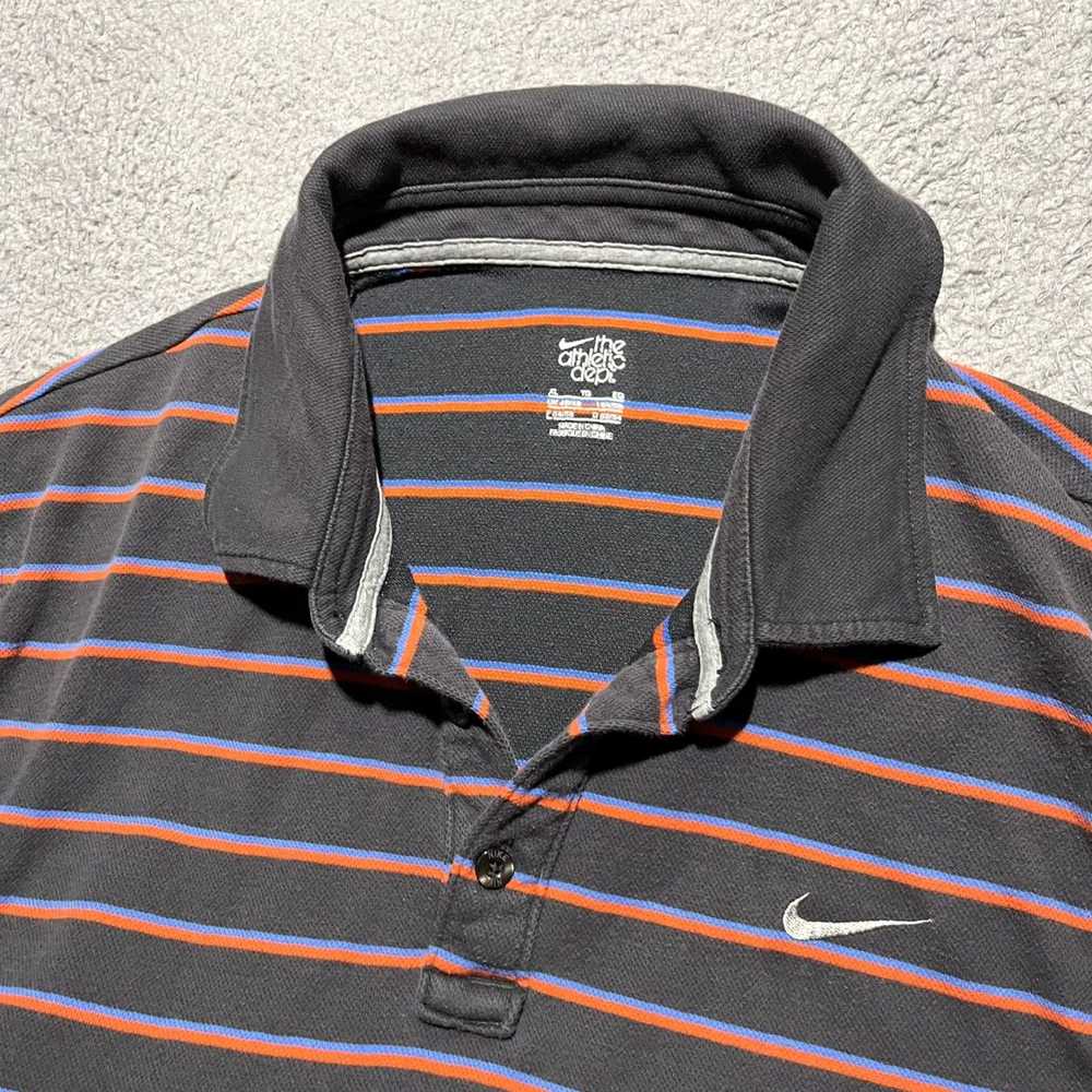 Nike Authentic Mens XL Stripe Cotton Blend Polo S… - image 6