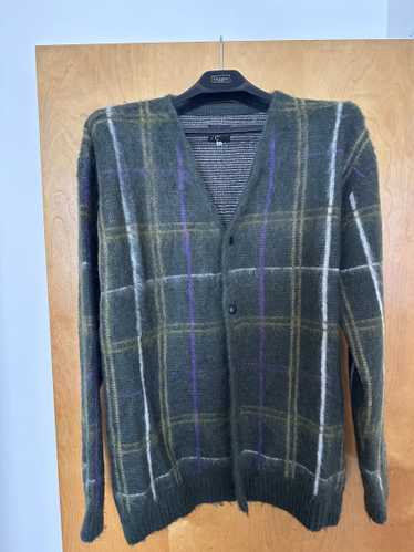 Needles Mohair Cardigan Zigzag Taupe | Cultizm