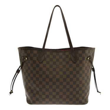 Louis Vuitton Neverfull leather handbag