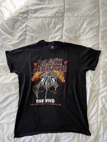 BLACK SABBATH ツアーTシャツ 2016 Amazon.com: Black Sabbath T Shirt The End 2016 Tour Flaming
