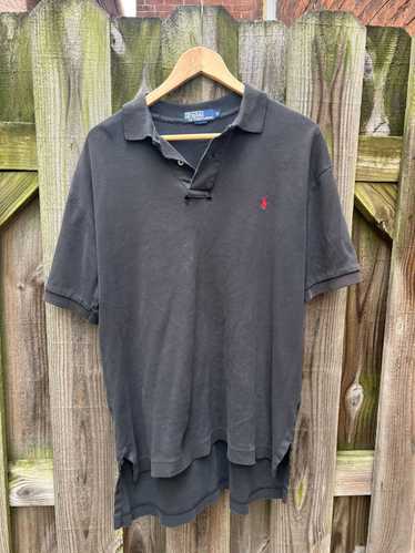 Polo Ralph Lauren Vintage Fade Black Polo Red Hors