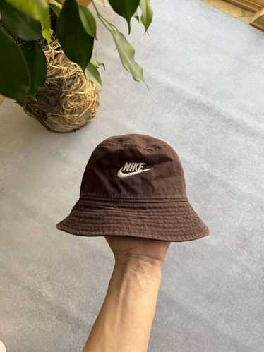 Nike × Streetwear × Vintage Nike Y2K brown bucket 