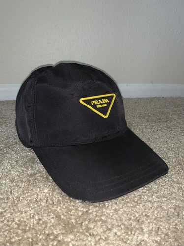 Prada Prada Baseball Cap Black/Yellow Re-Nylon