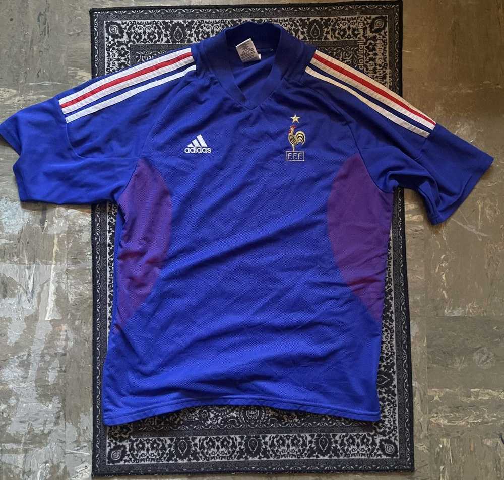 Adidas × Soccer Jersey Vintage 2002 France Jersey - image 2