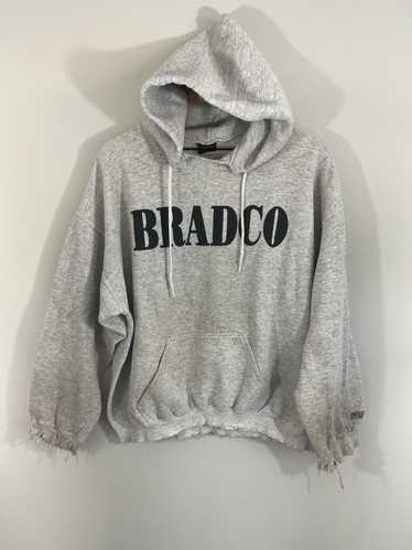 Vintage BRADCO Thrashed Distressed Boxy Fit Hoodie