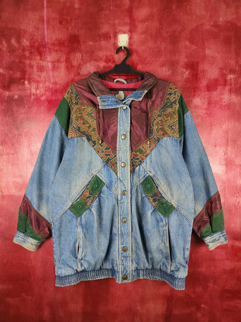 Art × Denim Jacket × Vintage Two-Twenty Denim art… - image 1