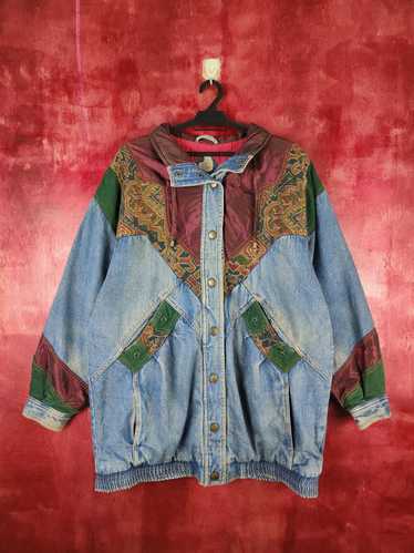 Art × Denim Jacket × Vintage Two-Twenty Denim art… - image 1