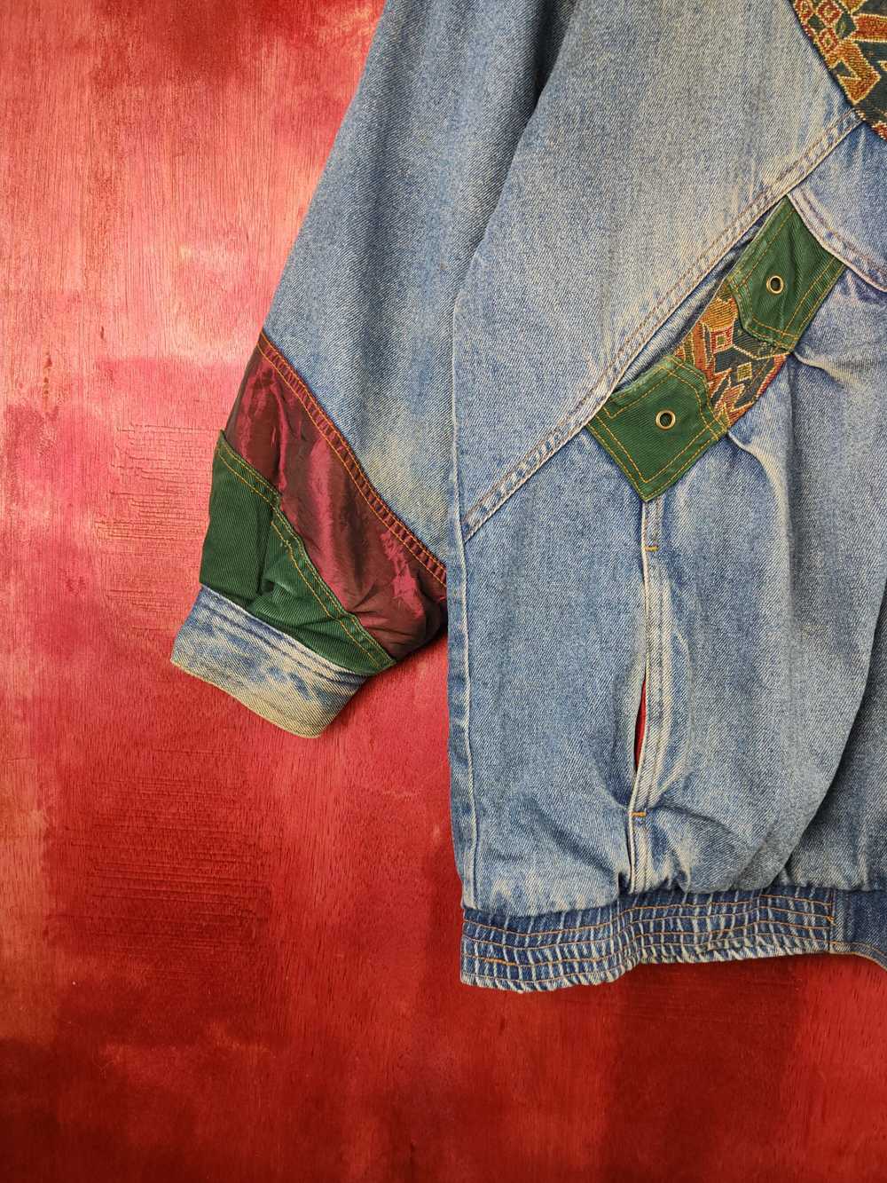 Art × Denim Jacket × Vintage Two-Twenty Denim art… - image 4