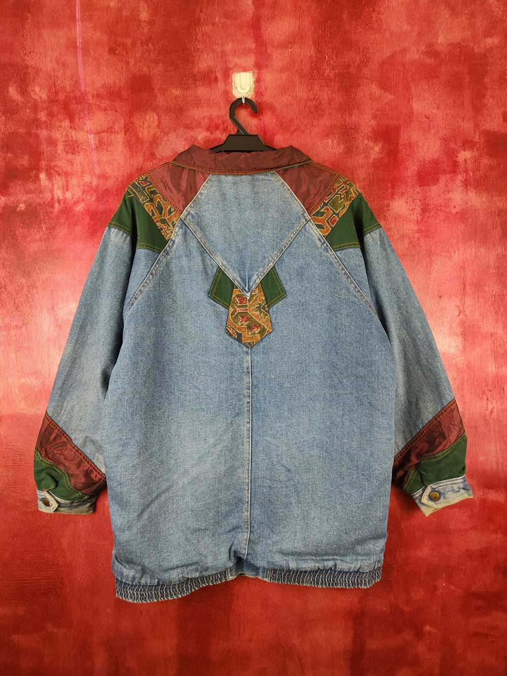 Art × Denim Jacket × Vintage Two-Twenty Denim art… - image 7