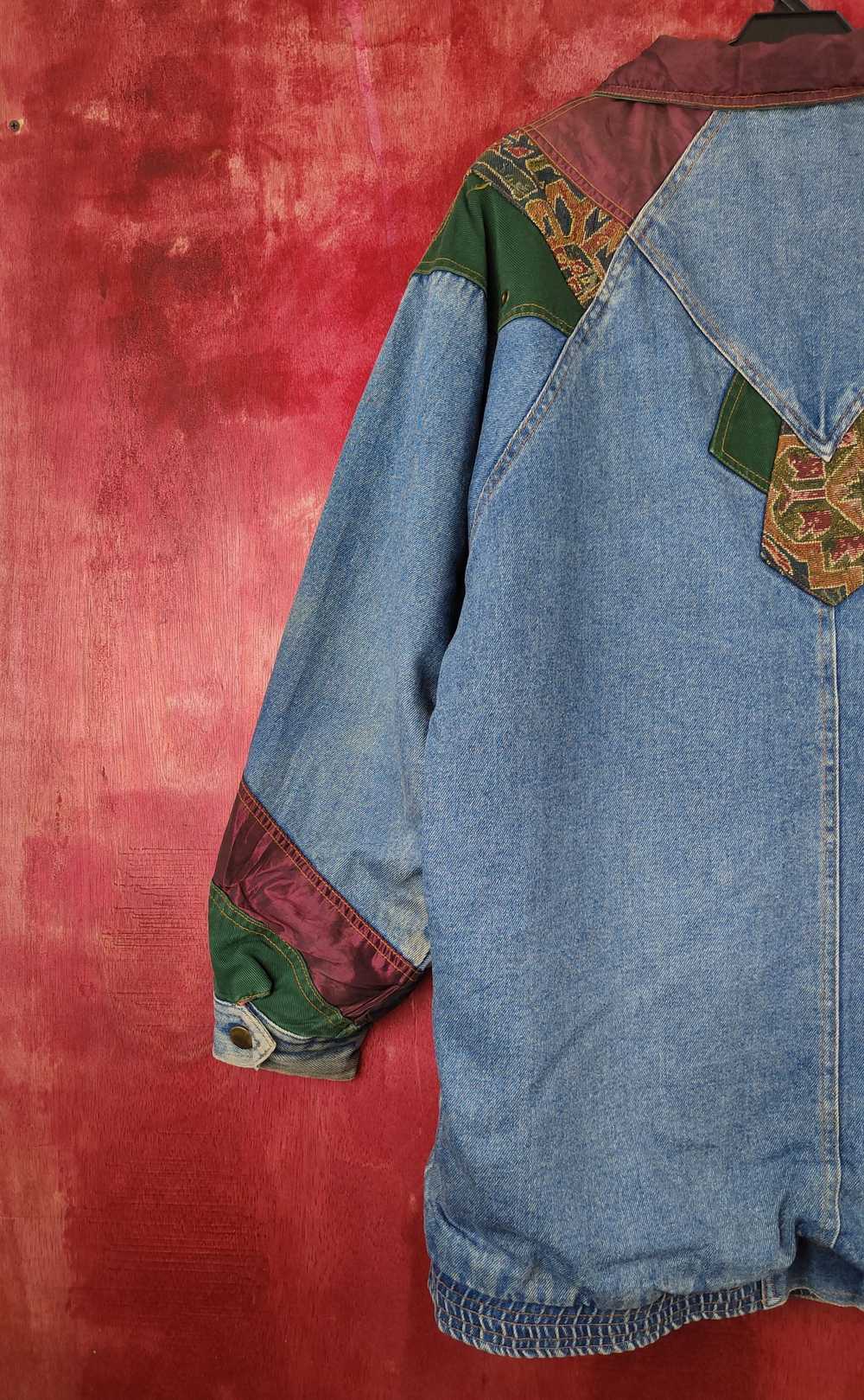 Art × Denim Jacket × Vintage Two-Twenty Denim art… - image 8