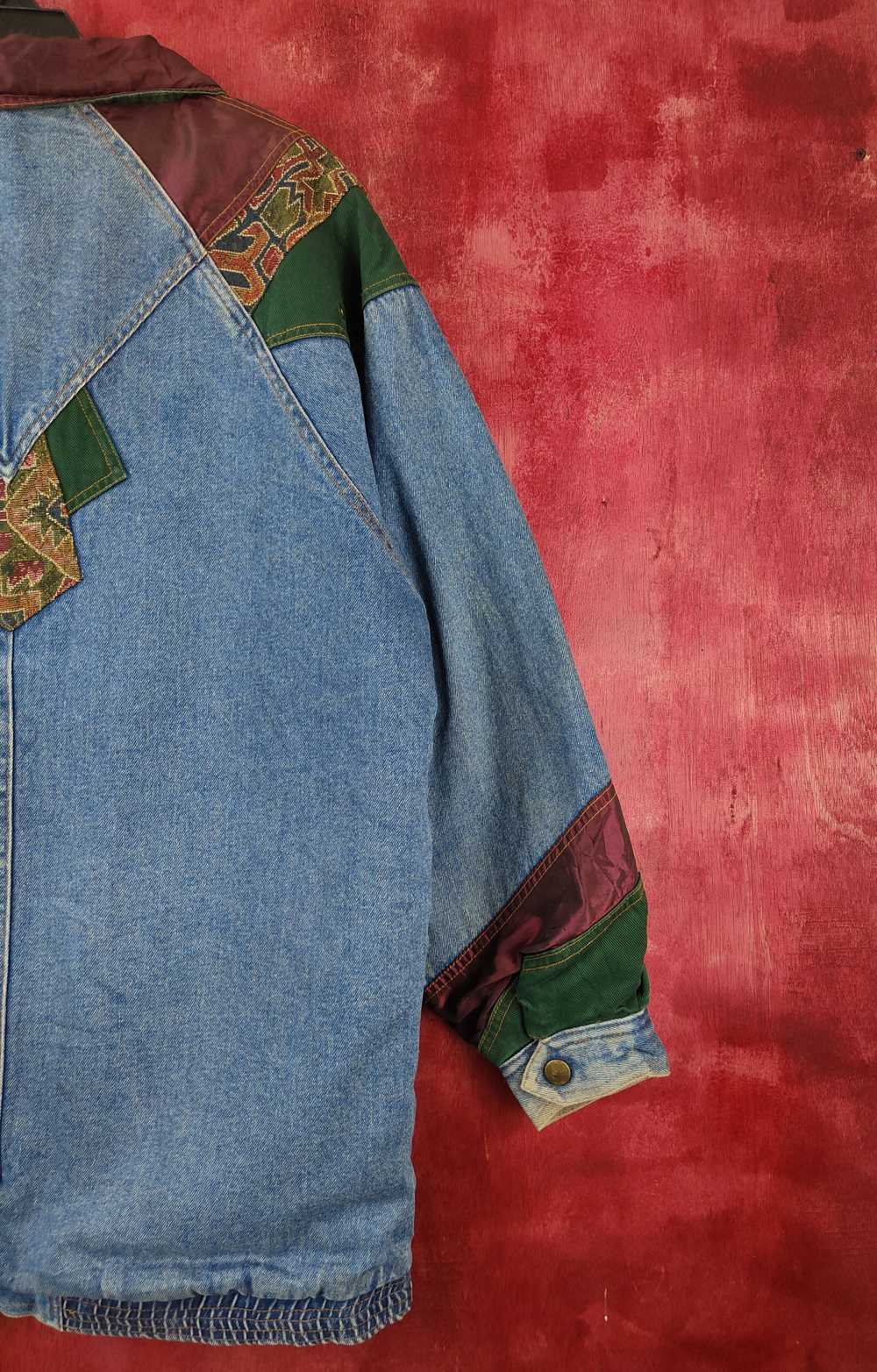 Art × Denim Jacket × Vintage Two-Twenty Denim art… - image 9