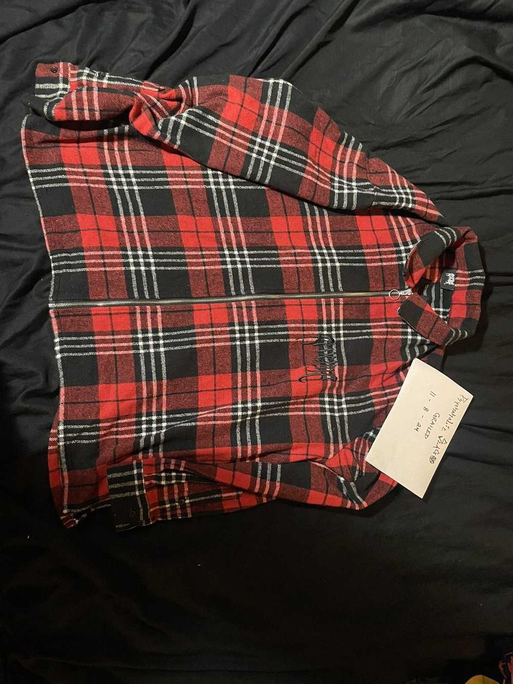 Revenge Revenge Black & Red Flannel XXL - image 3