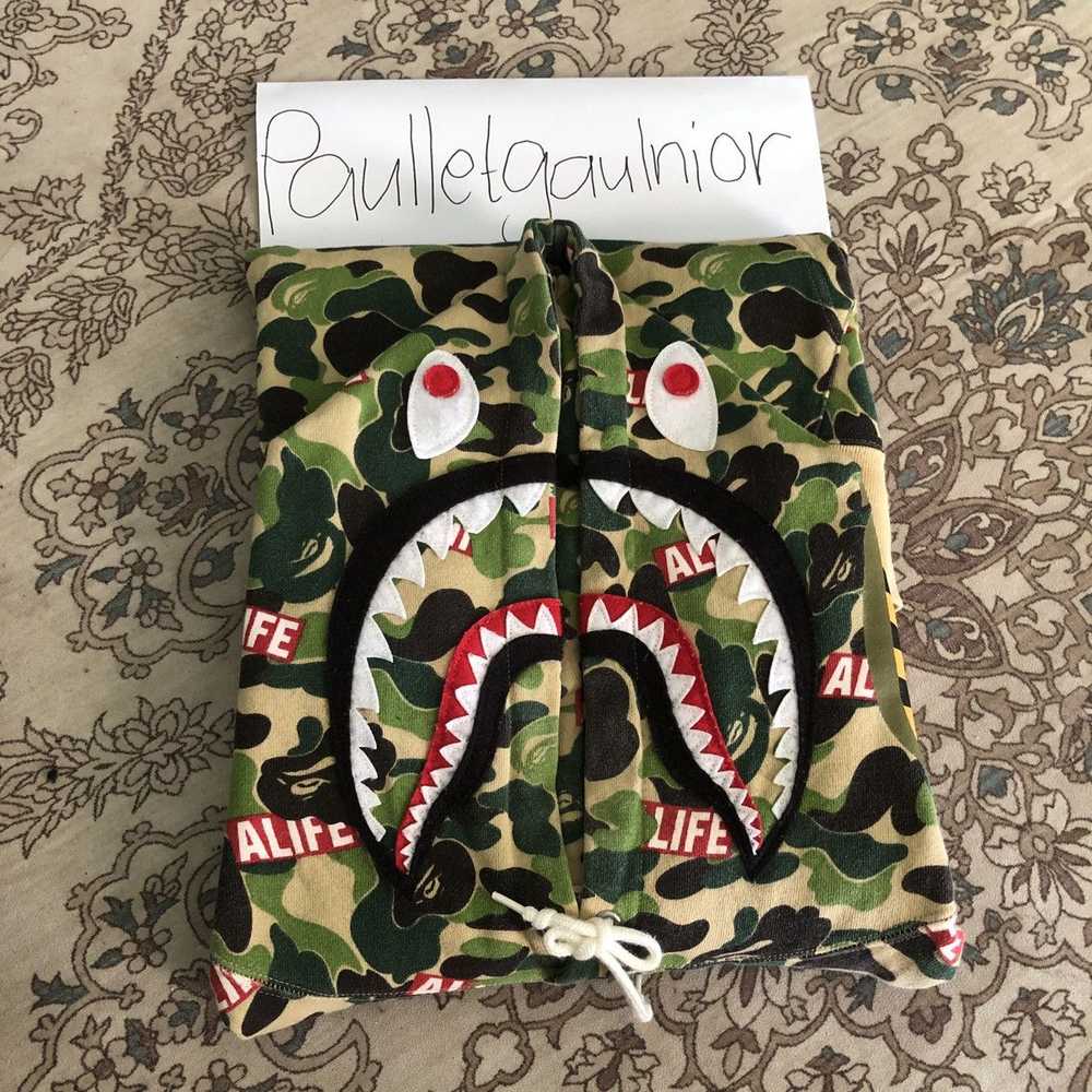 Alife × Bape BAPE x Alife ABC Camo Pullover Shark - image 12