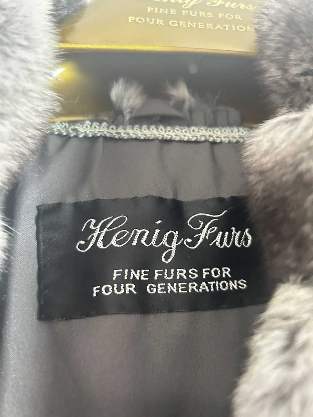 Vintage Henig Furs Inc Authentic Chinchilla Coat … - image 7