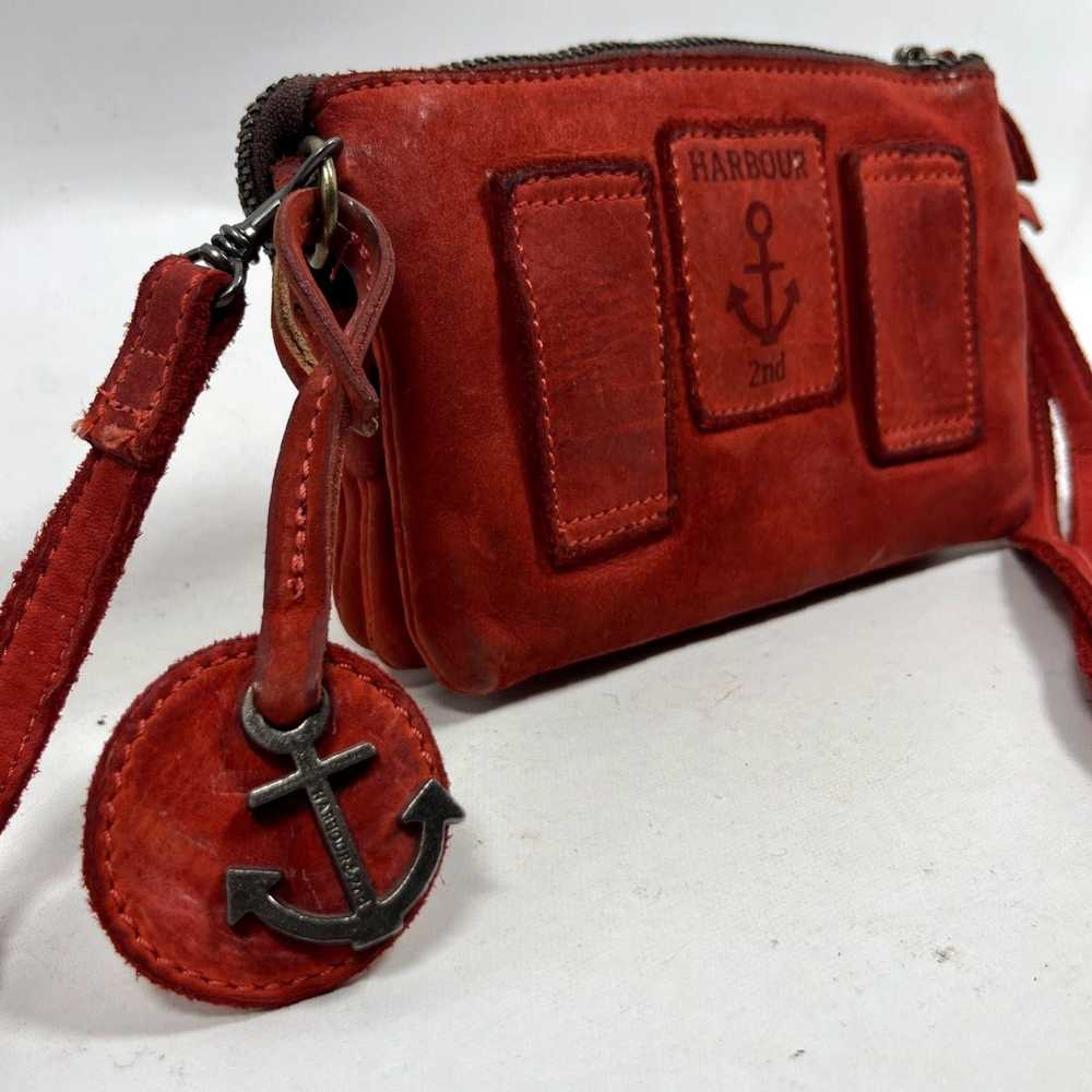 Vintage Authenticate Suede Leather Crossbody Clut… - image 3