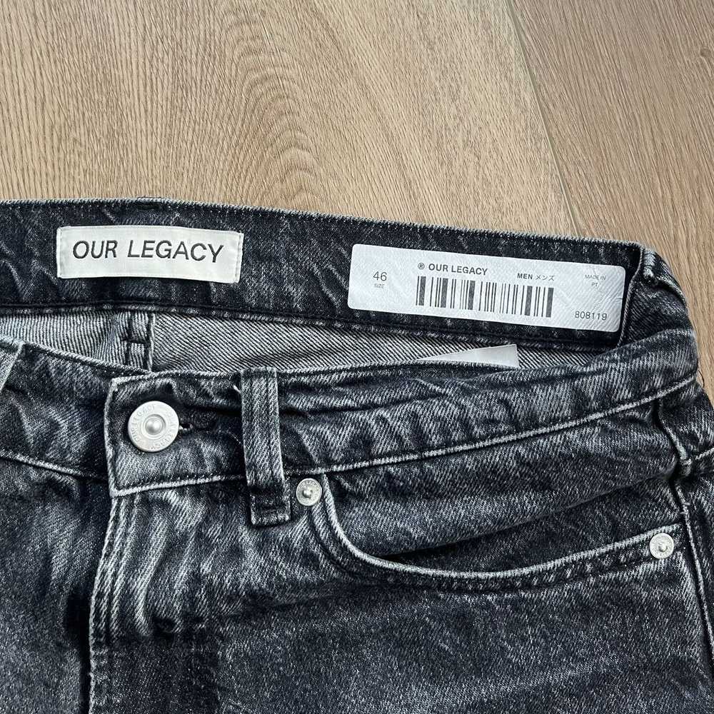 Our Legacy Our Legacy Third Cut Super Grey Denim - image 3