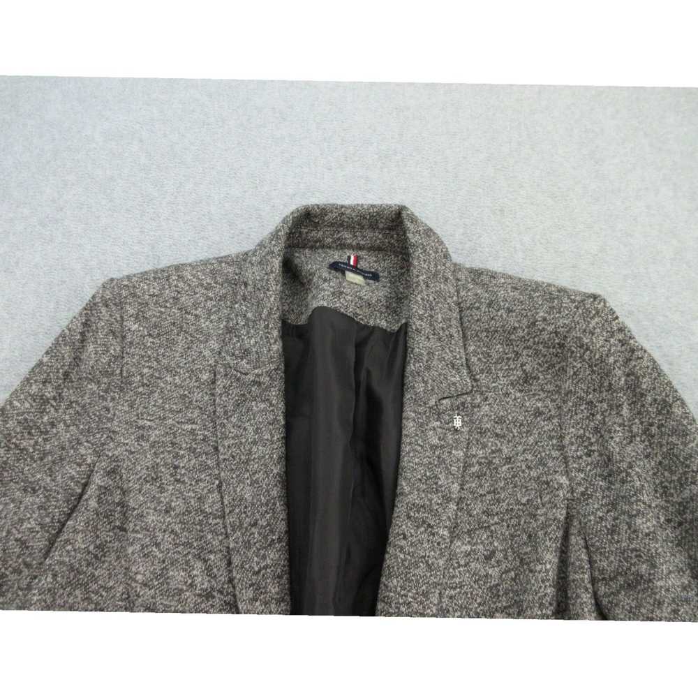 Tommy Hilfiger Gray Knit Long Sleeve Button Up La… - image 3