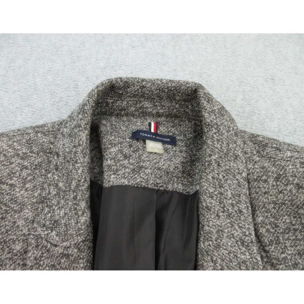 Tommy Hilfiger Gray Knit Long Sleeve Button Up La… - image 4