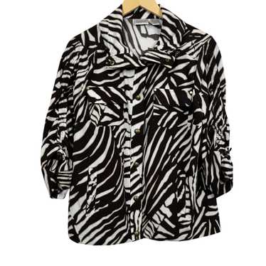 Chicos Zenergy by Chico's NEEMA Cool Zebra Zazu Zi