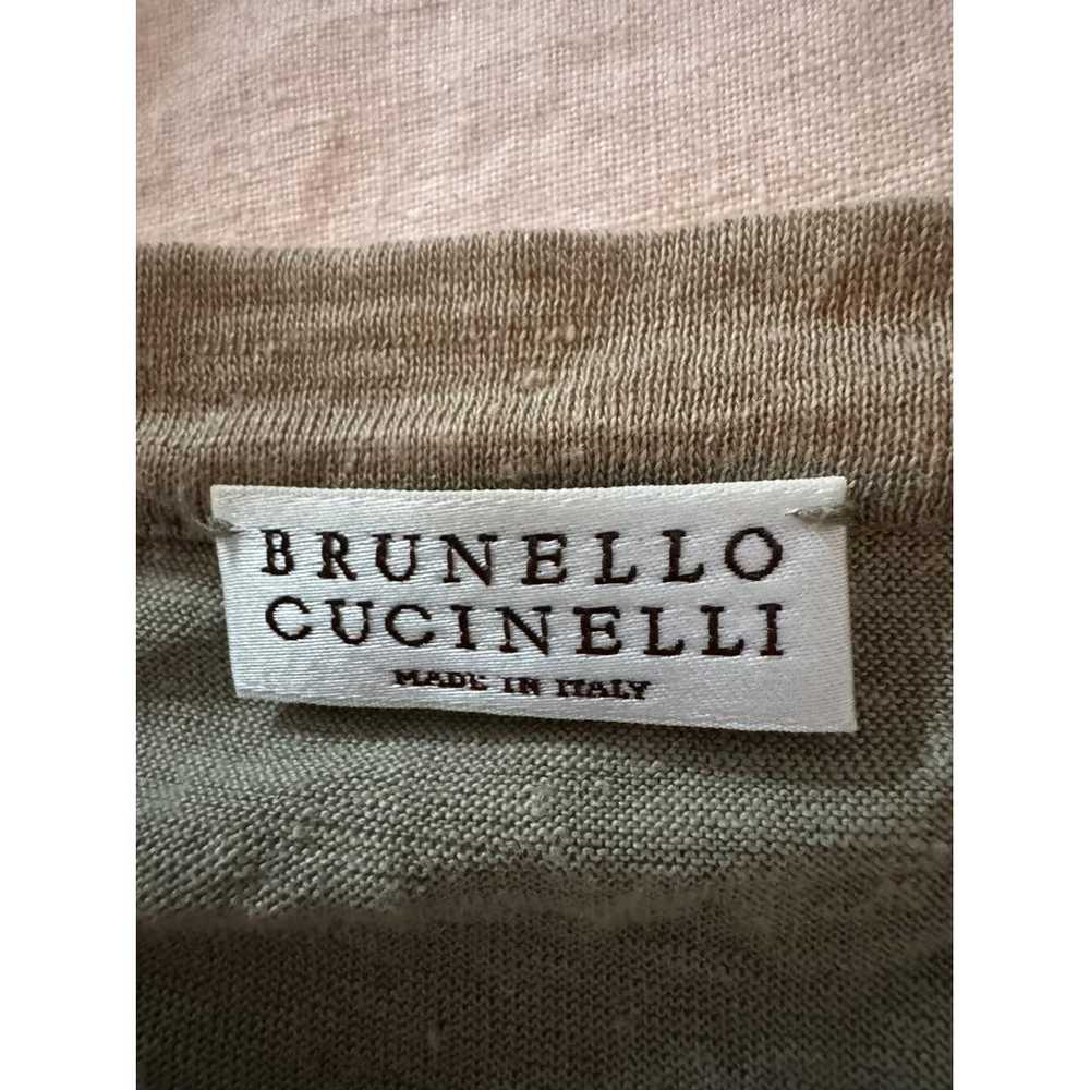 Brunello Cucinelli Linen t-shirt - image 5