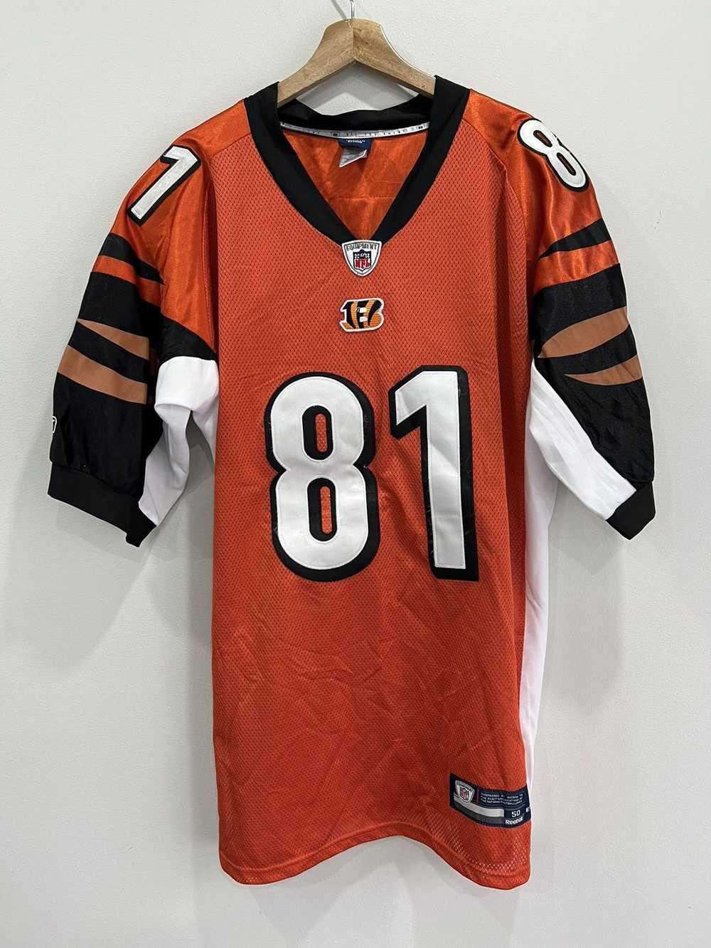 Reebok × Vintage Terrell Owens Bengals Football j… - image 1