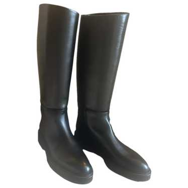 Khaite Leather riding boots