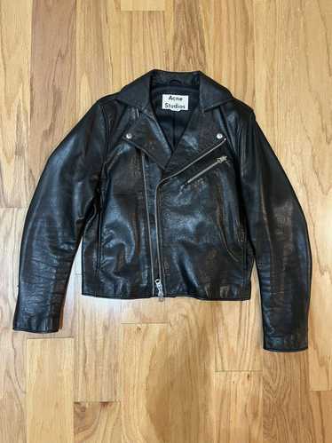 Acne Studios Gibson Leather Motorcycle Jacket