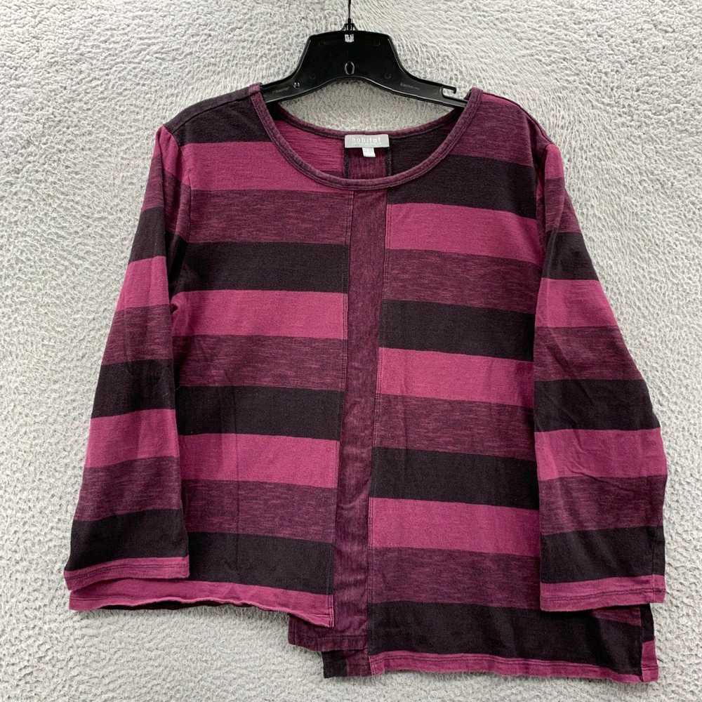 Habitat Stylish Purple Striped Long Sleeve Large … - image 1