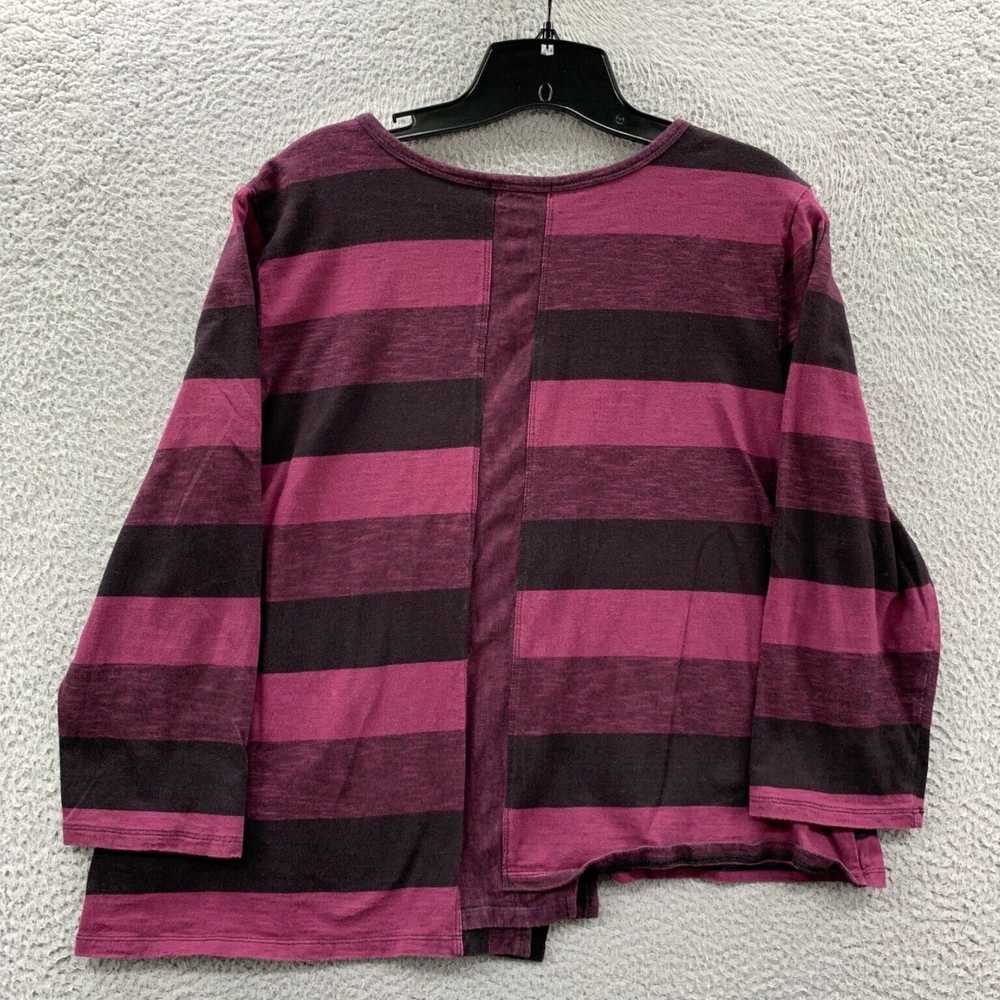 Habitat Stylish Purple Striped Long Sleeve Large … - image 2