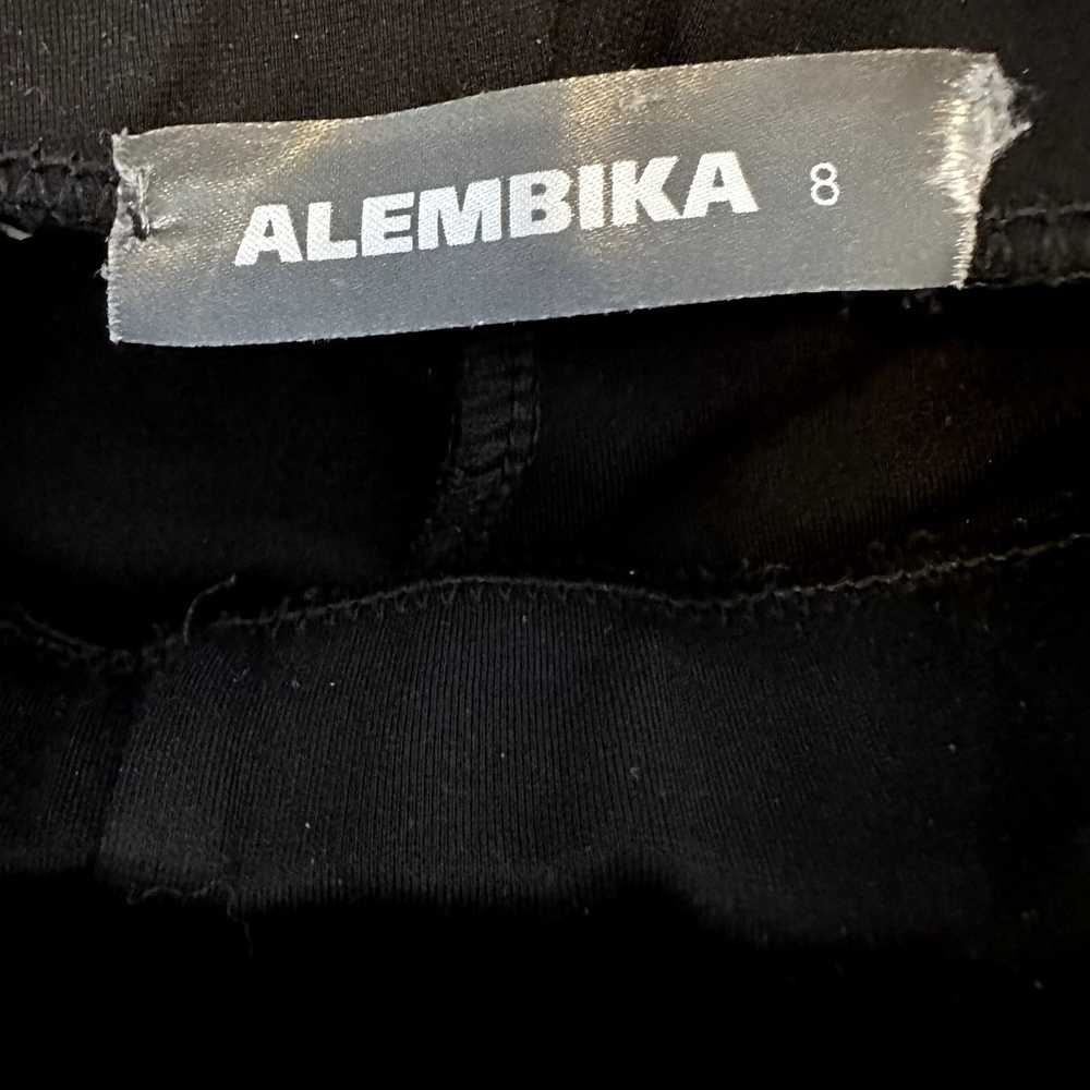 Other Alembika Pants Black Tapered Elastic Wide P… - image 2