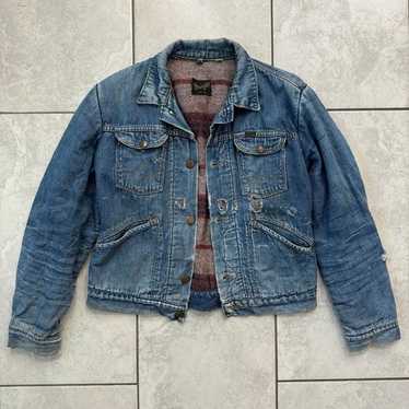 50s60s vintage denim anorak Parker！ 50s60s vintage denim anorak Parker！ 50s60s vintage denim