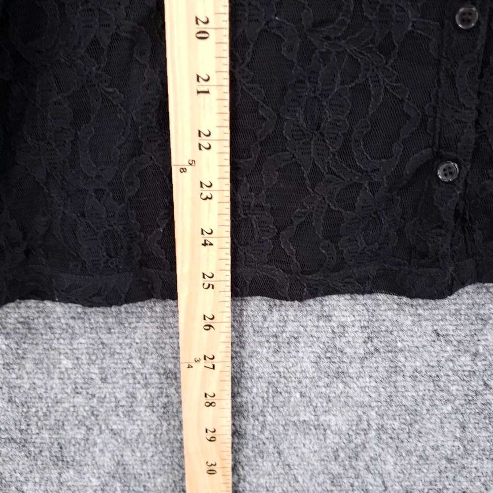 Style & Co Womens Plus Size 3X Black Lace Long Sl… - image 4