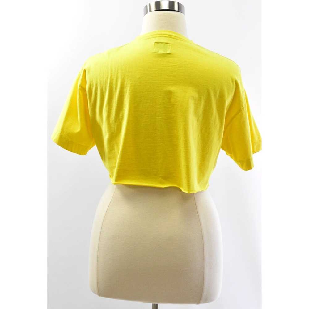 United Colors Of Benetton Cropped Yellow Embroide… - image 5