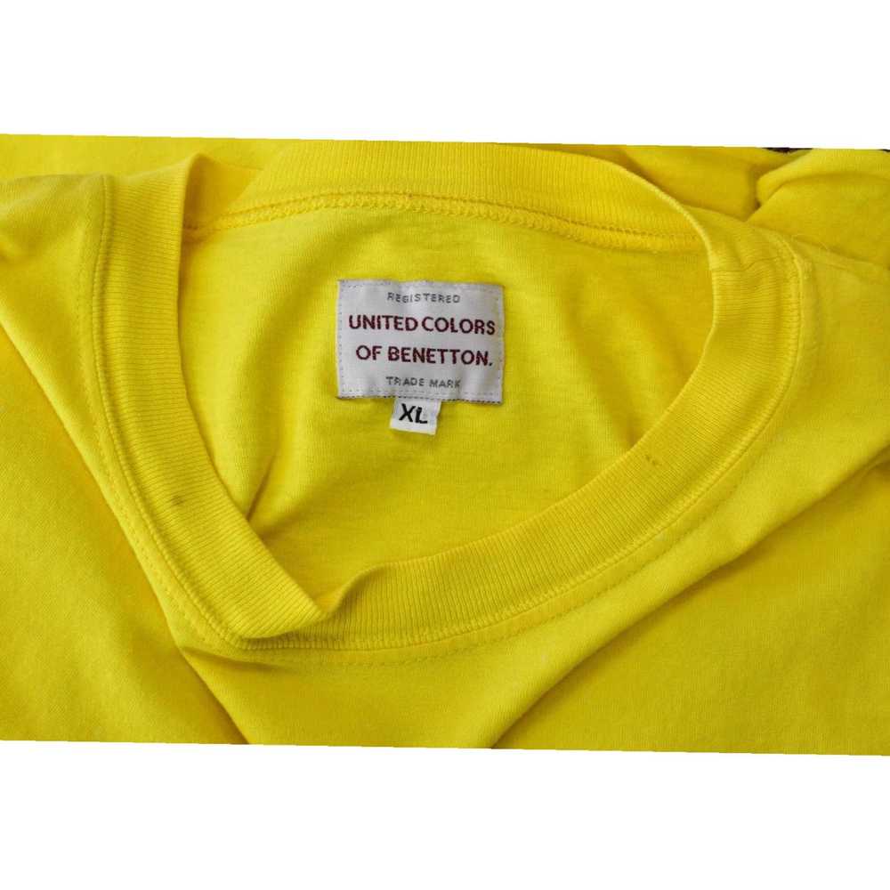 United Colors Of Benetton Cropped Yellow Embroide… - image 6