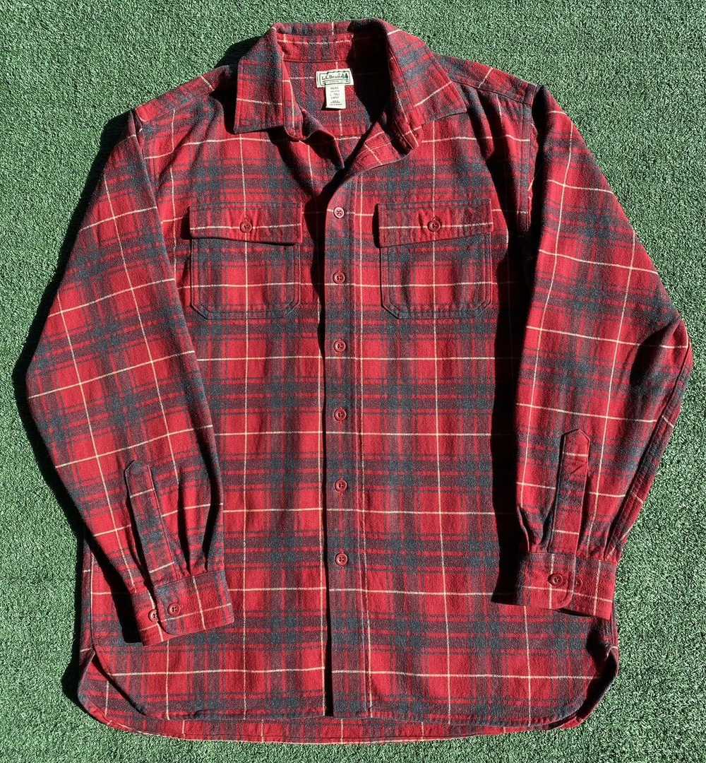 L.L. Bean Vintage 90’s LL Bean Heavyweight Flanne… - image 1