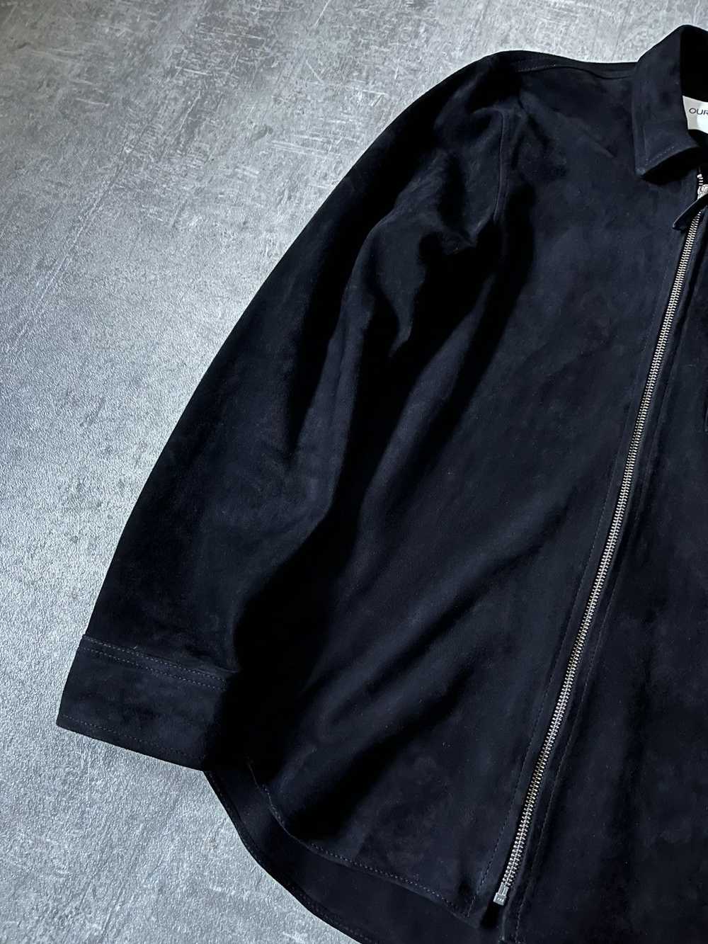 Our Legacy Our Legacy black suede zip jacket leat… - image 3