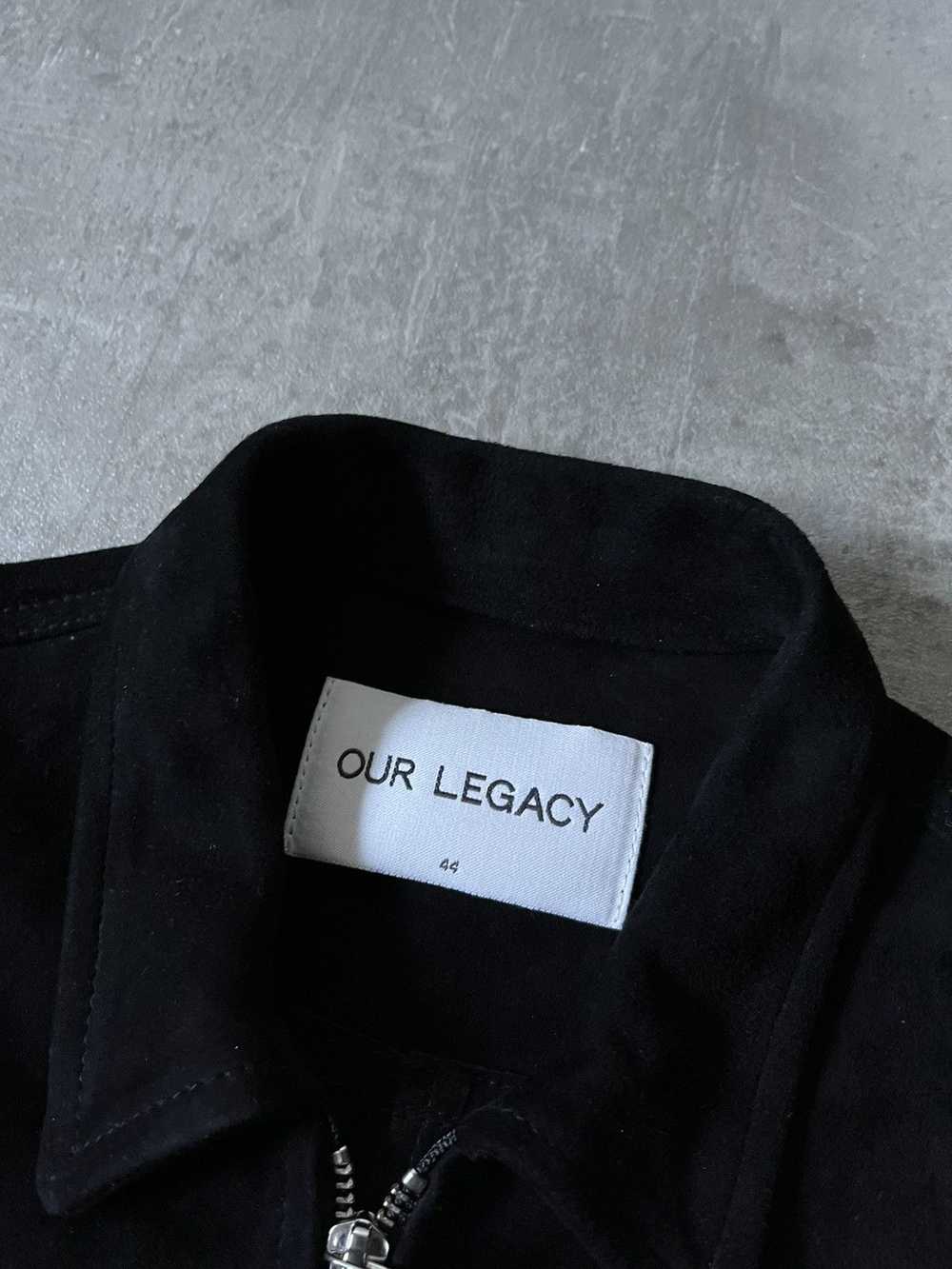 Our Legacy Our Legacy black suede zip jacket leat… - image 6