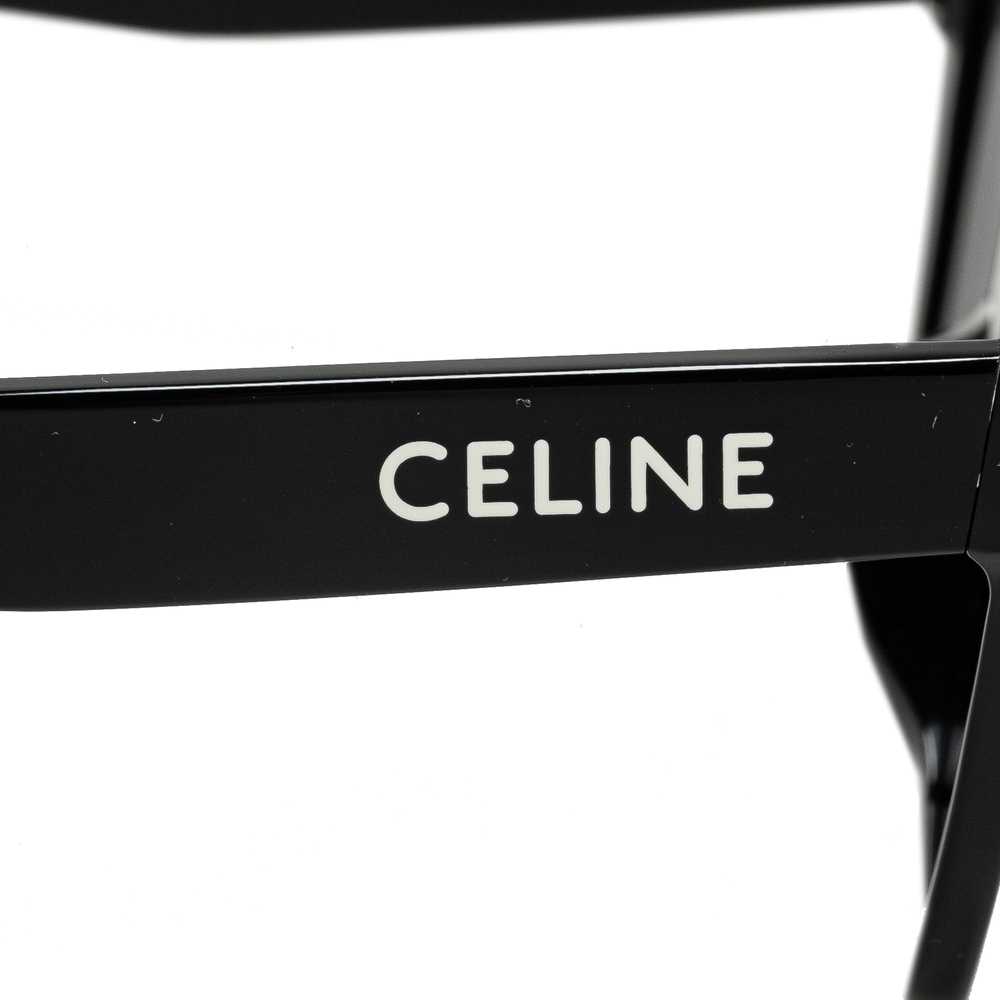 Black Celine Square Tinted Sunglasses - image 5