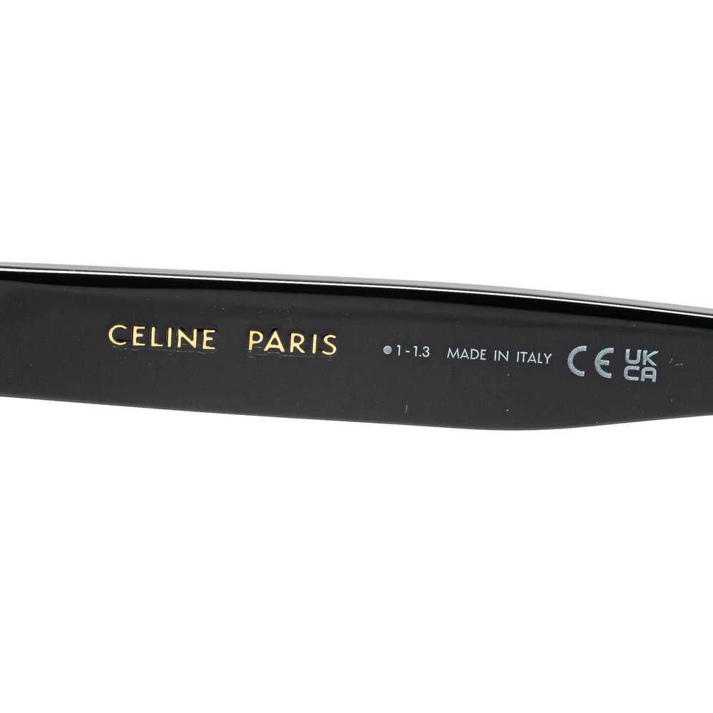 Black Celine Square Tinted Sunglasses - image 6